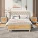 Red Barrel Studio® Tyjier Bedroom Set Upholstered in Brown | 40.9 H x 88 W x 63 D in | Wayfair 309A8C64125E4386B98DBCEF01E8B67C