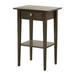 Winston Porter Neiba 1 - Drawer Nightstand in Gray | 28 H x 18 W x 14 D in | Wayfair 18F161EDA5A6464DBFE26CE344C27372