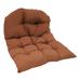 Dakota Fields 1 - Piece Outdoor Seat/Back Cushion Cotton Blend in Brown | 5.9 H x 47.24 W x 35.43 D in | Wayfair 47FDED274FBB48DF9478AE79E4609889