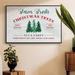 Wexford Home Farm Fresh Christmas Trees Framed On Canvas Painting Canvas, Solid Wood in Green/Red/White | 17 H x 25 W x 2 D in | Wayfair