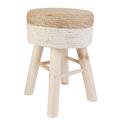 Tabouret beige pin 29x43,5x29cm