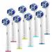 Alayna Replacement Toothbrush Heads Compatible with Oral B Precision Clean -8 Pk