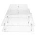 1pc Acrylic Lollipop Display Rack Party Candy Storage Rack Clear Acrylic 4 Tier Square Rack
