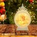 Holiday Products Clearance Lighted Christmas Decor Battery include Clear LED Lights Hanging Lantern Christmas Tree Pendant Novel Props Light for Xmas Party Home Decor Christmas Present
