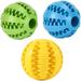 TCBOYING 3 Pack Dog Toys Ball 2.75 Interactive Dog Toys Durable Dog Puzzle Toys Teeth Cleaning Dispensing Dog Toys Nontoxic Bite Resistant Toy Ball for Small Medium Large Dogs