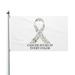 Fight Cancer In All Color Fight Cancer Awareness Ribbons Garden Flags 3 x 5 Foot Polyester Flag Double Sided Banner with Metal Grommets for Yard Home Decoration Patriotic Sports Events Parades