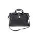Yves Saint Laurent Leather Shoulder Bag: Pebbled Black Print Bags