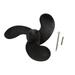 3 Black Leaves Marine Outboard Propeller for Mercury//Tohatsu 3.5/2.5HP 47.05mm(Diameter) x 78.05mm(Pitch)
