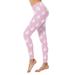 Vestitiy Womens Workout High Waisted Running Yoga Legging Easter Day For Rabbit Print High Waist yoga pants For Women s Leggings Tights Compression Yoga Running Fitness High Waist Leggings Pink XL