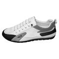 Ierhent Casual Shoes Men Mens Sneakers - Mens Tennis Shoes Pickleball or Walking Shoes for Men Medium or Extra Wide Width Court Shoes White 40