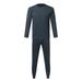 MSJUHEG Thermal Shirts For Men Long Johns For Men Long Johns For Women Thermal Thermal Underwear For Men High Waisted Underwear For Women Underwear For Men Pack Navy 3XL