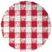 Red Gingham 11-inch Paper Bowl