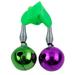 Screw screw bell spring plastic clip fish bell fishing alarm double ring bell Clip-On Colored Brass Bells