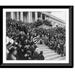 Historic Framed Print D.C. Washington. World War I. View of central steps of Capitol where movie stars are selling Liberty Bonds 17-7/8 x 21-7/8