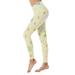 Vestitiy Womens Workout High Waisted Running Yoga Legging Easter Day For Egg Print High Waist yoga pants For Women s Leggings Tights Compression Yoga Running Fitness High Waist Leggings Beige XL