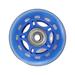 chidgrass Indoor Outdoor Skating Shoe Wheel Elastic Shockproof Hockey Roller Replacement PU Casters Replacing Parts Skateboard Accessory Blue 70mm