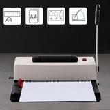 Single Comb Binding Machine 46 Holes Coil Manual Paper Punch Binder A4 A5 C348