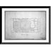 Historic Framed Print [Bank building (2nd Bank of the United States ) Philadelphia Pennsylvania. Plan of the 2nd story] 17-7/8 x 21-7/8