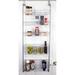 Open Box HOME BASICS 5 Tier Over The Door Pantry Organizer By Home Basics BH47159 SILVER