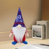 Clearance under $5-Shldybc Independence Day Decorations Long Hat Gnome Decor Patriotic Gnome Plush President Election Decorations Fourth of July Patriotic Decor Faceless Doll Gnomes