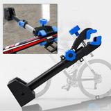 Bike Repair Stand Foldable Wall Mount Bike Repair Stand Holder Storage Rack Bicycle Clamp Stand