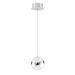 PF145-1LM-CH-Kendal Lighting Inc.-Mystyke - 10W 1 LED Pendant-126.5 Inches Tall and 5.9 Inches Wide-Chrome Finish