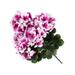 Huanledash Fake Begonia Flower Realistic No Maintenance Easy Care UV Resistant Never Fade 9 Heads Table Centerpiece Garden Porch Window Box Artificial Flower Wedding Decor