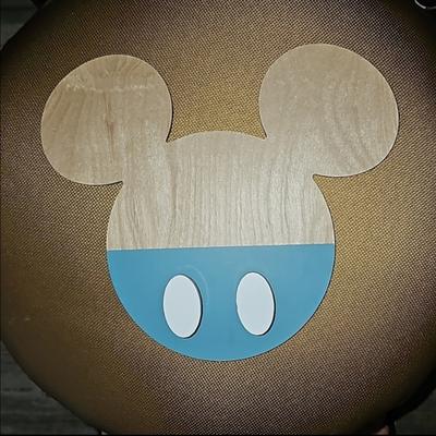 Disney Wall Decor | Disney Parks Mickey Mouse Wall Hangers | Color: Blue/Cream | Size: Os