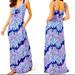 Lilly Pulitzer Dresses | Lilly Pulitzer Maxi In Oyster Bay Blue | Color: Blue | Size: 2