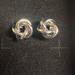 Anthropologie Jewelry | 14k White Gold Plated Earrings | Color: Silver | Size: Os