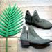 Anthropologie Shoes | Anthropologie Seychelles Green Suede Zip Up Ankle Booties Sz 6 | Color: Green | Size: 6