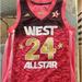 Adidas Shirts | Kobe Bryant All Star West Jersey . | Color: Red | Size: M