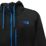 The North Face Jackets & Coats | The North Face Black Hooded Full Zip Jacket - Size Xs | Color: Black/Blue | Size: Xs