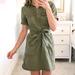 J. Crew Dresses | Jcrew Army Green Shirt Dress | Color: Green | Size: 4