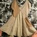 American Eagle Outfitters Dresses | Brown And White Floral American Eagle Dress | Color: Tan/White | Size: Xs