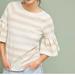 Anthropologie Tops | Anthropologie , Maeve Top Size Small | Color: Cream/Gray | Size: S