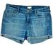 J. Crew Shorts | J. Crew Cuffed Denim Cuffed Jean Shorts 4 / Waist 27” | Color: Blue | Size: 27