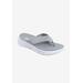 Women's Splendor Sandal by Skechers in Grey Medium (Size 7 M)