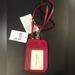 Kate Spade Accessories | Kate Spade Lanyard Id Card, Credit Card Holder . Wear Around Neck | Color: Red | Size: Os