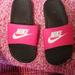 Nike Shoes | Never Worn Nike Slides | Color: Pink | Size: 6