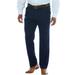 Men's Big & Tall KS Signature No Hassle® Classic Fit Expandable Waist Double-Pleat Dress Pants by KS Signature in Navy (Size 54 40)