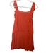 Free People Dresses | Free People Fp One Priscilla Eyelet Mini Dress Orange Sleeveless Size Small | Color: Orange | Size: S