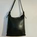 Coach Bags | Coach (Vtg) (#9060) “Slim Duffle Sac” Black Leather Shoulder Bag | Color: Black | Size: Os