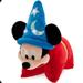 Disney Toys | Mickey Mouse Plush Pillow - Sorcerer Mickey Plush | Color: Red | Size: Osbb
