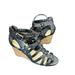 Jessica Simpson Shoes | Jessica Simpson Strappy Gladiators Wedge Sandals Black Size 9.5. | Color: Black | Size: 9.5