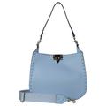 Valentino Garavani Damen Handtasche HOBO BAG ROCKSTUD, bleu, Einheitsgröße