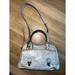 Coach Bags | Coach Poppy Leather Pushlock Satchel #17888 | Color: Gray | Size: Os