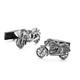 Shirt cufflinks transportation series/bicycle/motorcycle/bus/airplane cufflinks 1 pair (metallic color: 1) ()