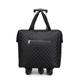 VH&GRED Large Duffel Bag Hand Luggage Carry-On Luggage Durable Luggage Ladies' all-Purpose Wheeled Light Luggage Hand-Held Trolley Bag 18-inch Wheels Travel Luggage, Black, Carry-on Luggage