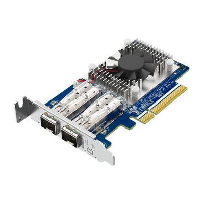 QNAP QXG-25G2SF-E810 2-Port 25G SFP28 PCIe 4.0 Network Adapter Card QXG-25G2SF-E810